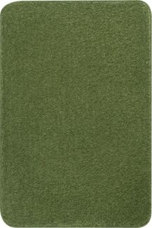 Kleine Wolke Badematte Meadow, Höhe 30 mm, rutschhemmend beschichtet, fußbodenheizungsgeeignet, Polyester, rechteckig, Badteppich, Uni Farben