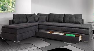 INOSIGN Ecksofa Night & Day L-Form mit Dauer-Schlaffunktion ohne Armlehnen, mit Boxspring-Bettfunktion 180x200 cm und Bettkasten, Dauerschläfer!