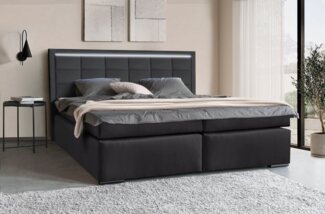 COLLECTION AB Boxspringbett 30 Jahre Jubiläums-Modell Athena, in H2,H3 & H4, inkl. LED-Leiste