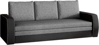 MOEBLO Schlafsofa SYLVIANO, Couch für Wohnzimmer Sofagarnitur Polstersofa Sofa Klappsofa Click-Clack Kippsofa, mit Schlaffunktion und Bettkasten