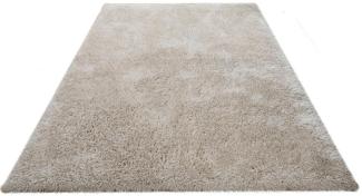 Home affaire Hochflor-Teppich Micro Shaggy, rechteckig, Höhe: 53 mm, weich, flauschig, Uni-Farben, Wohnzimmer, Schlafzimmer, Kinderzimmer