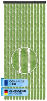 Bestlivings Türvorhang 56x185cm - 160x220cm Insektenschutz Vorhang, blickdicht, Flauschvorhang viele Größen Farben - Outdoor Vorhang