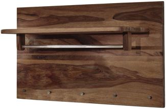 Wandgarderobe Sheesham 100x32x60 smoked cherry gebeizt TORONTO #146