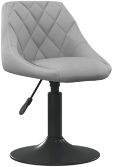 vidaXL Barhocker Hellgrau Samt [335316]