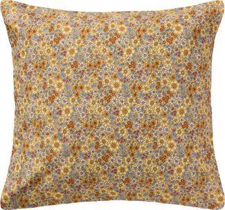 Ib Laursen - Kissenbezug Kissenhülle 60x60cm Gelb Orange Blumenmuster 62987-00