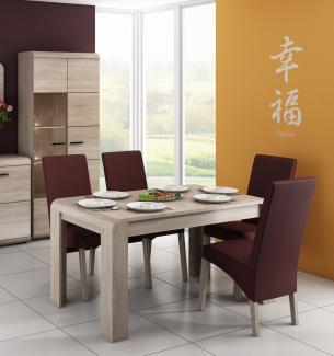 Esstisch Link Küchentisch 144-184x80x76cm Eiche Sonoma MDF ausziehbar