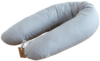 Loolay Seitenschläferkissen M/ L oder L/ XL Schwangerschaftskissen Stillkissen Schlafen Kissen, M/ L oder L/ XL Lagerungskissen + 100% Baumwolle Bezug 170 und 190 cm, Standard & X-LARGE Kissen SUPER Geschenk für Schwangern Seitenschläfer, LOOLAY® - 100...