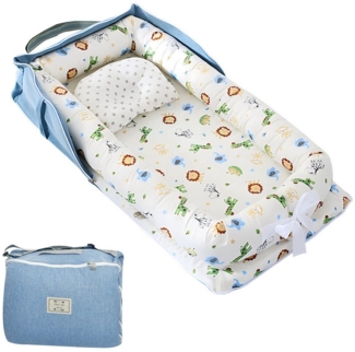 SEHAUSEU Kuschelnest Kuschelnest Bettnestchen Babylounge Babykokon Handtaschendesign, Wickelauflage