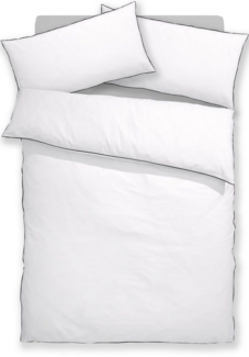 LeGer Home by Lena Gercke Bettwäsche Nayara, Renforcé, 2 teilig, in Gr. 135x200 oder 155x220 cm, Bettwäsche mit Piping/Paspel