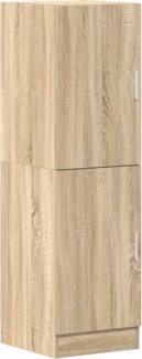 vidaXL Küchenschrank Sonoma-Eiche 38x41,5x131,5 cm Holzwerkstoff 860114