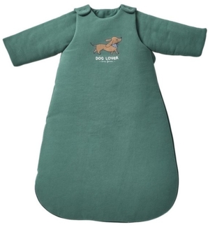 vertbaudet Babyschlafsack Baby Schlafsack DACKEL mit abnehmbaren Ärmeln, Winterschlafsack, 3 TOG