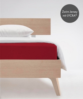 fleuresse Spannbettlaken Comfort, Jersey-Elasthan, Gummizug: rundum, (1 Stück), langlebig & bügelfrei,Perfekte Passform durch POWER-STRETCH