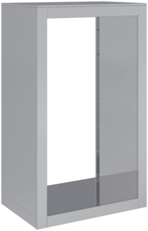 vidaXL Brennholzregal 60x40x100 cm Verzinkter Stahl 850994