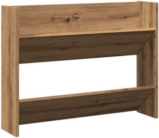 vidaXL Wand-Schuhregal Artisan-Eiche 80x18x60 cm Holzwerkstoff 856543
