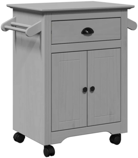 vidaXL Küchenwagen BODO Grau 72x45x80 cm 4016877