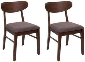 MCW Esszimmerstuhl MCW-M59-2 (Set, 2 St), Inklusive Fußbodenschoner, Abgerundete Ecken und Kanten
