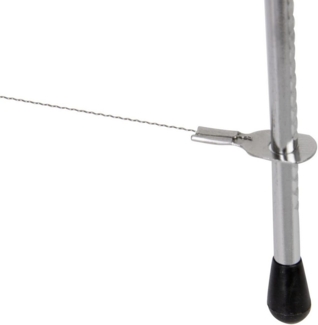 Wenco Tortenbodenteiler Kuchentrenner 24-30 cm Edelstahl, Perfekt torten durchschneiden