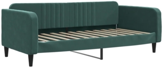 vidaXL Tagesbett Dunkelgrün 90x200 cm Samt 354088