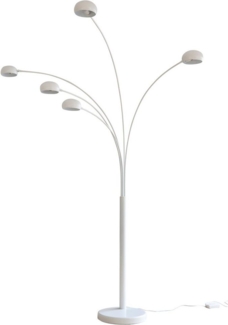 Five Fingers Lampe Metall Marmor Weiß