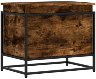 vidaXL Aufbewahrungsbox mit Deckel Räuchereiche 60x40x51,5 cm 848796