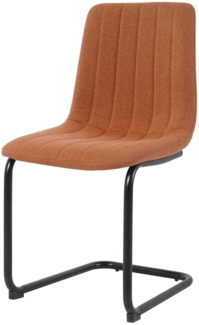 Stuhl Polyester Metall 43 x 87 x 53 cm Schwarz Braun