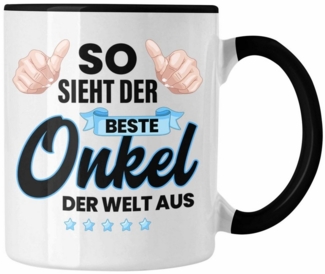 Trendation Tasse Trendation - Bester Onkel Geschenk von Nichte Neffe Lustige Tasse Spru