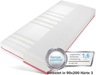 Taschenfederkernmatratze Active Flex, BeSports, 22 cm hoch, Matratze in 90x200 cm und weiteren Größen erhältlich, Wendematratze