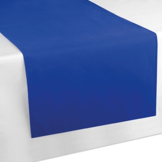 Tischläufer Tischband Tischuntersetzer 140x40 cm, schlicht und modern in vielen verschiedenen Farben erhältlich (blau - royalblau)
