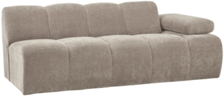 Modulsofa Mojo Flachcord 2er Arm-Rechts, Sand