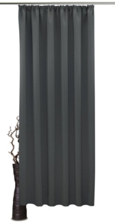 VHG Verdunkelungsvorhang Leon, Kräuselband (1 St), verdunkelnd, Polyester, Raumverdunklung