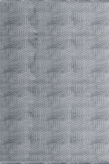 Kurzflor Teppich Sofia rechteckig - 200x290 cm - Grau