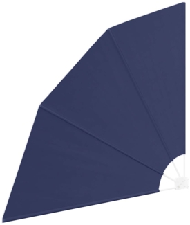 vidaXL Balkon Sichtschutz Marineblau 160 x 160 cm Stoff 42000915