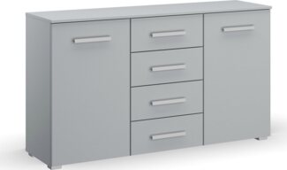 rauch Schubkastenkommode Sideboard Kommode Kombikommode KOLUNA mit Dekorfront, mit 4 Schubkästen und 2 Türen sowie Metallgriffen MADE IN GERMANY