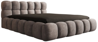 Luxusbetten24 Polsterbett Designer Polsterbett Boston, in Cord mit Stauraum