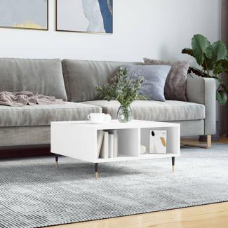 vidaXL Couchtisch Weiß 60x60x30 cm Holzwerkstoff 827028