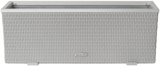 XL Polyrattan Pflanzgefäß 108cm Pflanzkübel Blumentopf Kübel Übertopf Hochbeet