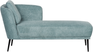 Chaiselongue blau linksseitig mit Kissen ARTHEZE