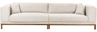 4-Sitzer Sofa Stoff beige VENG