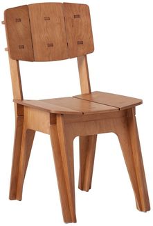 SoBuy HFST01-BR Schaukelstuhl Garten, MDF, Lackiert, Braun, 150 x 87 x 63 cm