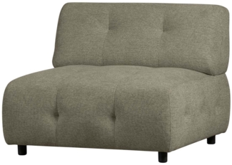 Modulsofa Louis Element aus Chenille, Grün