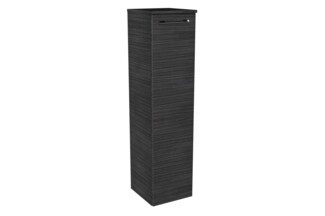 Lanzet Midischrank 30 cm, rechts, Schwarz