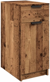 vidaXL Büroschrank Altholz-Optik 33x50x75 cm Holzwerkstoff 856997