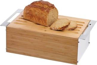 WMF Frischhaltedose WMF Brotkasten 43 x 25 x 15 cm Bambusholz Edelstahl