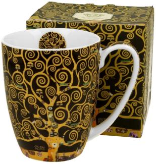 DUO ART GALLERY Klassischer Becher 360 ml TREE OF LIFE New Bone China Porzellan