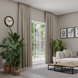 Neutex for you! Vorhang nach Maß ARUBA (1 St), Multifunktionsband, verdunkelnd, Jacquard, Uni Dimout, hochwertige Webstruktur