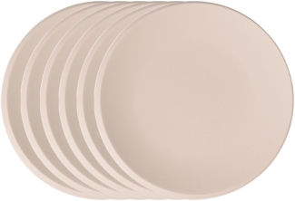Villeroy & Boch NewMoon beige Speiseteller ø 27 cm 6er Set - DS