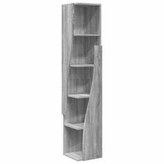 vidaXL Eckschrank Graues Sonoma 27,5x27x140cm Holzwerkstoff 889871