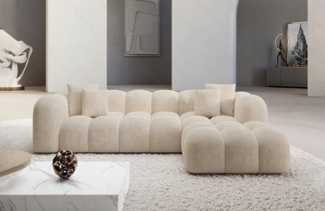 Sofa Dreams Ecksofa Stoffsofa Eckcouch Polster Eck Sofa Formentera L Form kurz Stoff, Loungesofa
