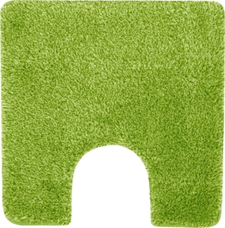 spirella Badematte BRIZZOLO, quadratisch mit Toiletten-Ausschnitt, Höhe: 30 mm, Badteppich Hochflor, Velours meliert, 100% Acryl, Anti-Rutsch Beschichtung, für Fußbodenheizung geeignet, mit Toiletten-Ausschnitt, waschbar 40°, schnelltrocknend, 55 x 55 ...