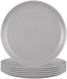 Seltmann Weiden Amina Speiseteller ø 27,8 cm 6er Set Silbergrau - DS